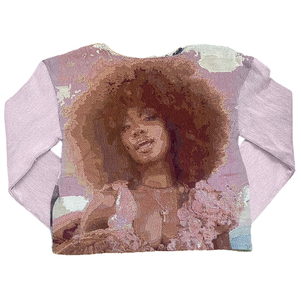 Kiss Me More Tapestry Crewneck